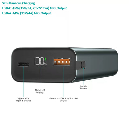 Powerbank 10000 speed charging JT7, JT8, JT9