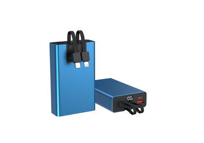 Powerbank 10000 normale F18 met 2 built in kabels JT13, JT14, JT15