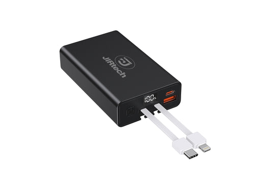 Powerbank 10000 normale F18 met 2 built in kabels JT13, JT14, JT15
