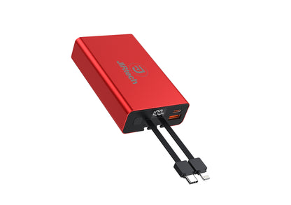 Powerbank 10000 normale F18 met 2 built in kabels JT13, JT14, JT15
